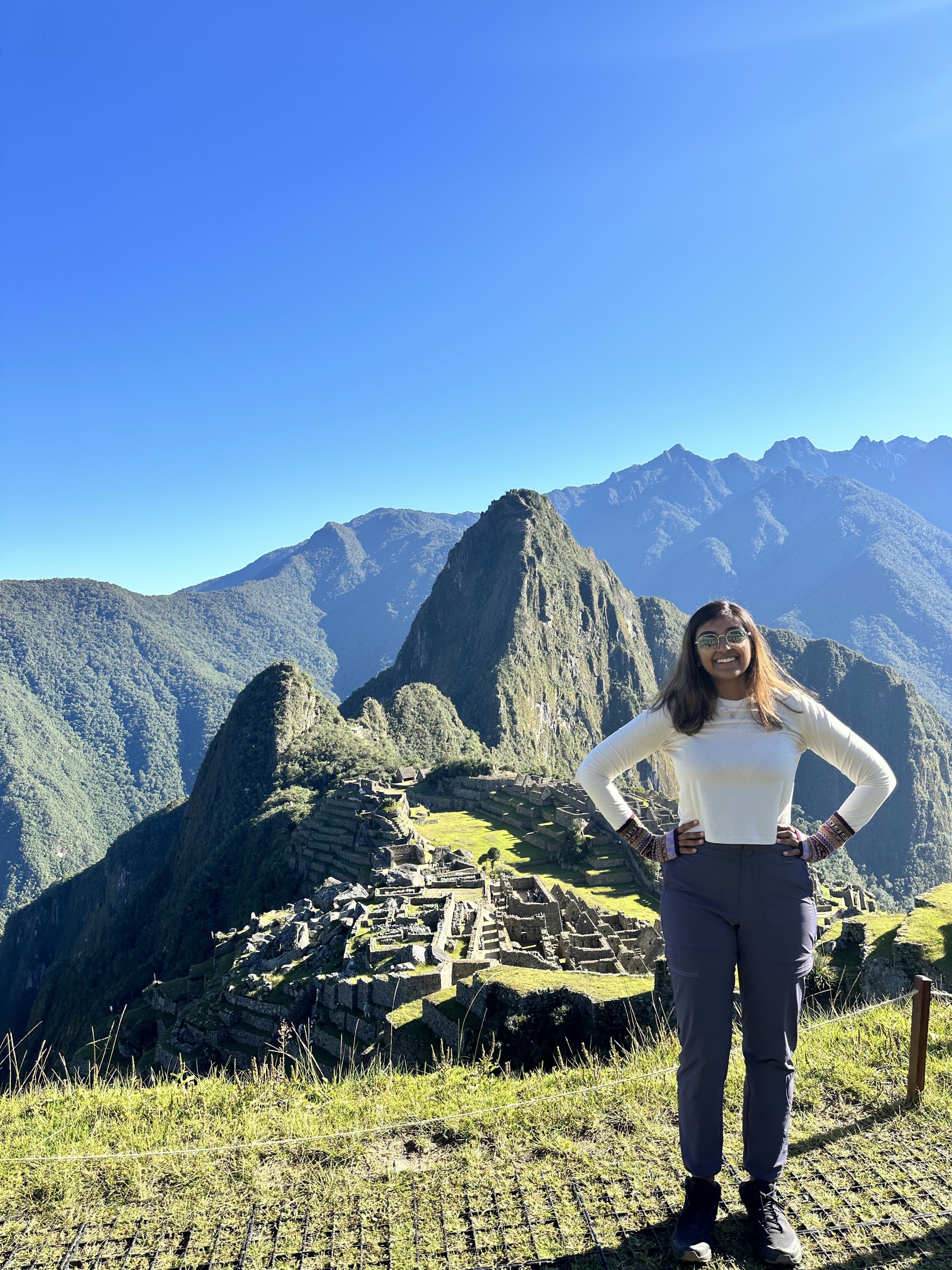 Hiking at Machu Picchu